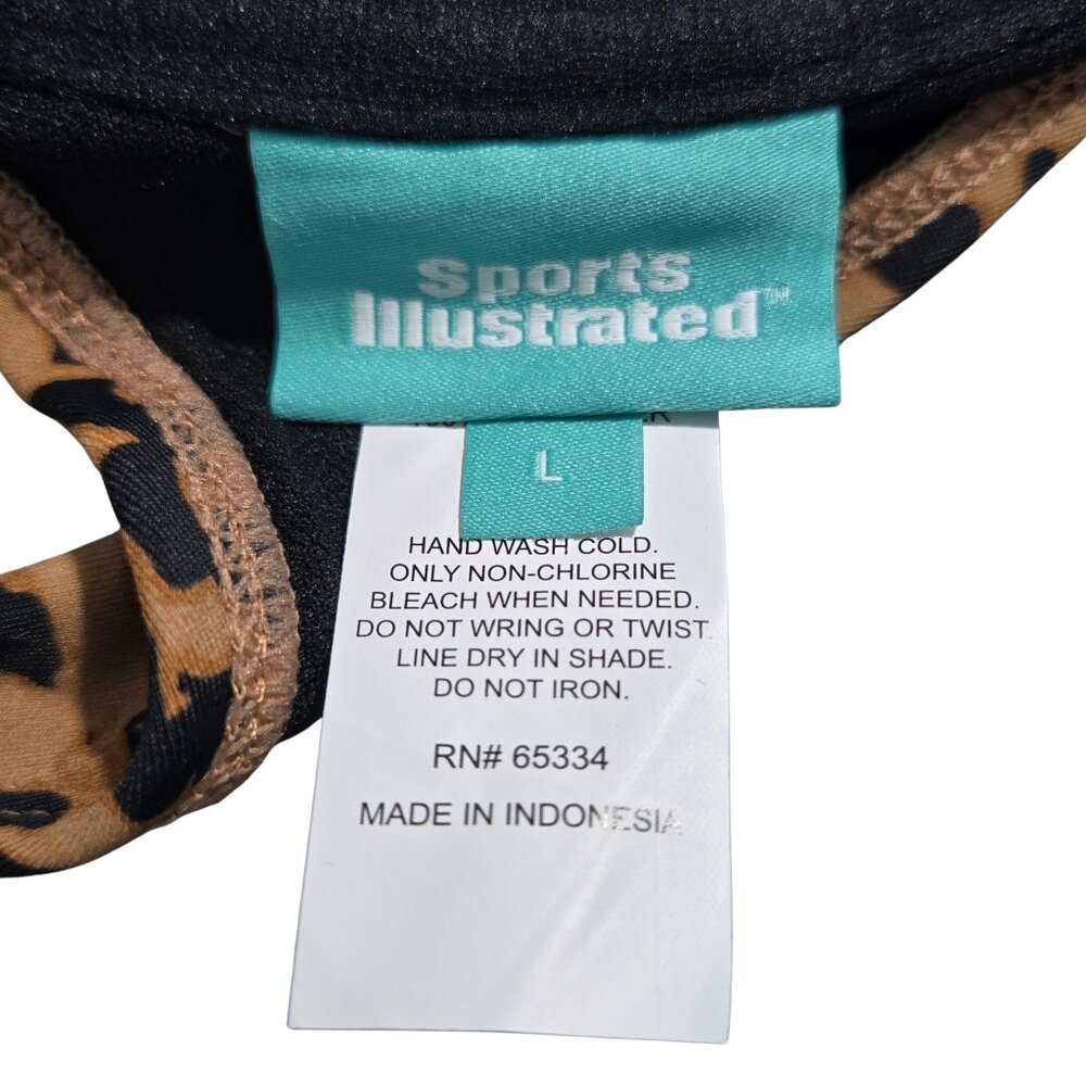 NWT | Sports Illustrated Underwire Push-Up Bikini Top | Leopard Print | Large - Picture 5 of 6
